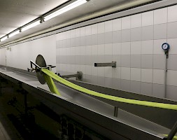 Schlauchwaschanlage