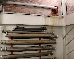 Trocknungsmöglichkeit für formstabile Saugschläuche