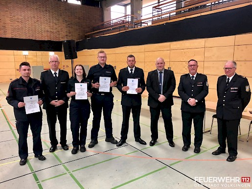 Beförderung zum Oberfeuerwehrmann / Oberfeuerwehrfrau
